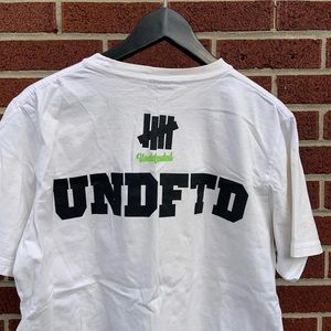 White Undefeated tee